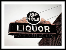 Load image into Gallery viewer, Vintage Bar Sign - 19th Hole - Framed Print