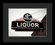 Load image into Gallery viewer, Vintage Bar Sign - 19th Hole - Framed Print