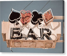 Load image into Gallery viewer, Vintage Bar Sign - Canvas Print