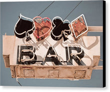 Load image into Gallery viewer, Vintage Bar Sign - Canvas Print