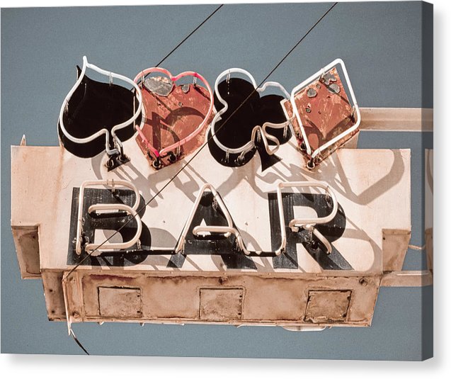 Vintage Bar Sign - Canvas Print