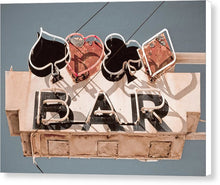 Load image into Gallery viewer, Vintage Bar Sign - Canvas Print