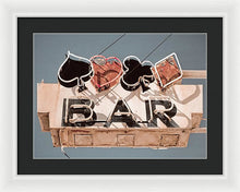 Load image into Gallery viewer, Vintage Bar Sign - Framed Print