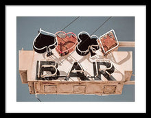 Load image into Gallery viewer, Vintage Bar Sign - Framed Print