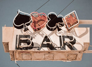 Vintage Bar Sign - Art Print