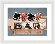 Load image into Gallery viewer, Vintage Bar Sign - Framed Print