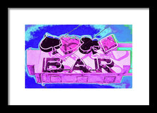 Load image into Gallery viewer, Vintage Bar Sign - Magenta - Framed Print