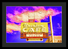 Load image into Gallery viewer, Vintage Cafe Sign - Bright - Framed Print