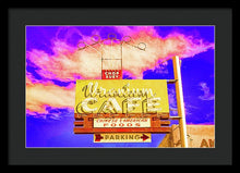 Load image into Gallery viewer, Vintage Cafe Sign - Bright - Framed Print