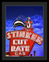 Load image into Gallery viewer, Vintage Gas Station Sign - Framed Print