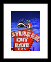 Load image into Gallery viewer, Vintage Gas Station Sign - Framed Print