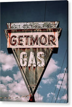 Load image into Gallery viewer, Vintage Gas Station Sign - Getmor Gas - Acrylic Print