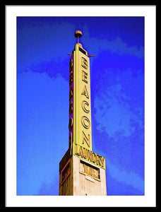 Vintage Laundry Sign - Framed Print