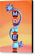 Load image into Gallery viewer, Vintage Motel Sign - 4 Winds - Canvas Print