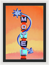 Load image into Gallery viewer, Vintage Motel Sign - 4 Winds - Framed Print