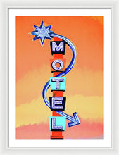 Load image into Gallery viewer, Vintage Motel Sign - 4 Winds - Framed Print