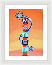 Load image into Gallery viewer, Vintage Motel Sign - 4 Winds - Framed Print