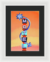 Load image into Gallery viewer, Vintage Motel Sign - 4 Winds - Framed Print