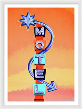 Load image into Gallery viewer, Vintage Motel Sign - 4 Winds - Framed Print