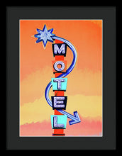 Load image into Gallery viewer, Vintage Motel Sign - 4 Winds - Framed Print