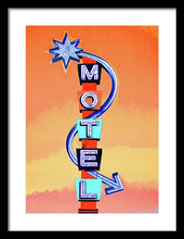 Load image into Gallery viewer, Vintage Motel Sign - 4 Winds - Framed Print