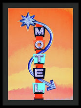 Load image into Gallery viewer, Vintage Motel Sign - 4 Winds - Framed Print