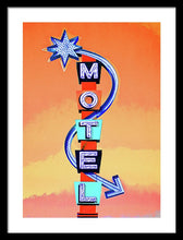 Load image into Gallery viewer, Vintage Motel Sign - 4 Winds - Framed Print