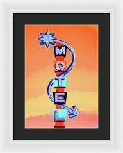 Load image into Gallery viewer, Vintage Motel Sign - 4 Winds - Framed Print