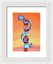 Load image into Gallery viewer, Vintage Motel Sign - 4 Winds - Framed Print