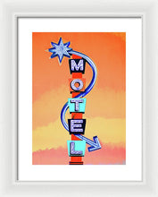 Load image into Gallery viewer, Vintage Motel Sign - 4 Winds - Framed Print