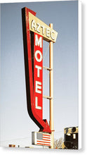 Load image into Gallery viewer, Vintage Motel Sign - Aztec - Canvas Print