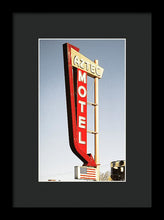 Load image into Gallery viewer, Vintage Motel Sign - Aztec - Framed Print