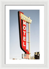 Load image into Gallery viewer, Vintage Motel Sign - Aztec - Framed Print