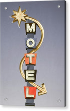 Load image into Gallery viewer, Vintage Motel Sign  - Acrylic Print