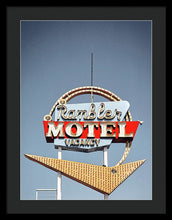 Load image into Gallery viewer, Vintage Motel Sign - Rambler - Framed Print