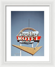 Load image into Gallery viewer, Vintage Motel Sign - Rambler - Framed Print