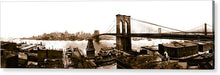 Load image into Gallery viewer, Vintage Scenic View _ Brroklyn Bridge In Sepia - Acrylic Print