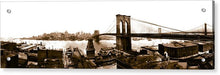 Load image into Gallery viewer, Vintage Scenic View _ Brroklyn Bridge In Sepia - Acrylic Print