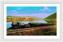 Load image into Gallery viewer, Vintage Scenic View - Black Diamond Train - Framed Print