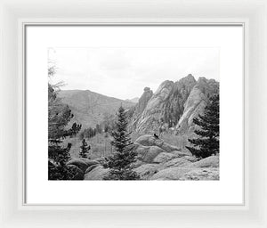 Vintage Scenic View Of Cathedral Park - Framed Print