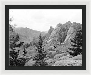 Vintage Scenic View Of Cathedral Park - Framed Print