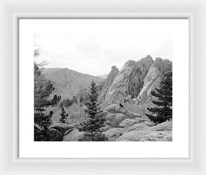 Vintage Scenic View Of Cathedral Park - Framed Print