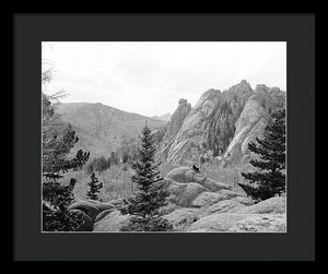 Vintage Scenic View Of Cathedral Park - Framed Print