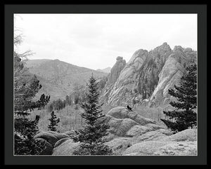 Vintage Scenic View Of Cathedral Park - Framed Print