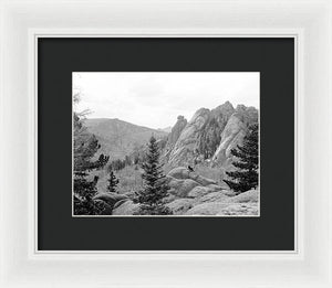 Vintage Scenic View Of Cathedral Park - Framed Print