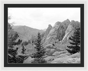 Vintage Scenic View Of Cathedral Park - Framed Print