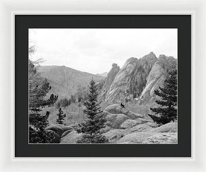 Vintage Scenic View Of Cathedral Park - Framed Print