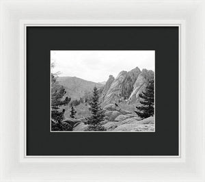 Vintage Scenic View Of Cathedral Park - Framed Print