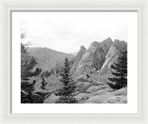 Vintage Scenic View Of Cathedral Park - Framed Print