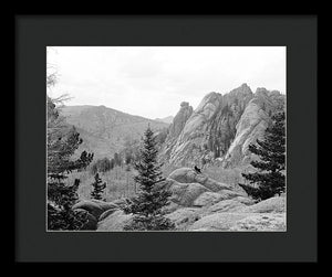 Vintage Scenic View Of Cathedral Park - Framed Print